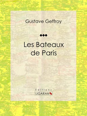 cover image of Les Bateaux de Paris